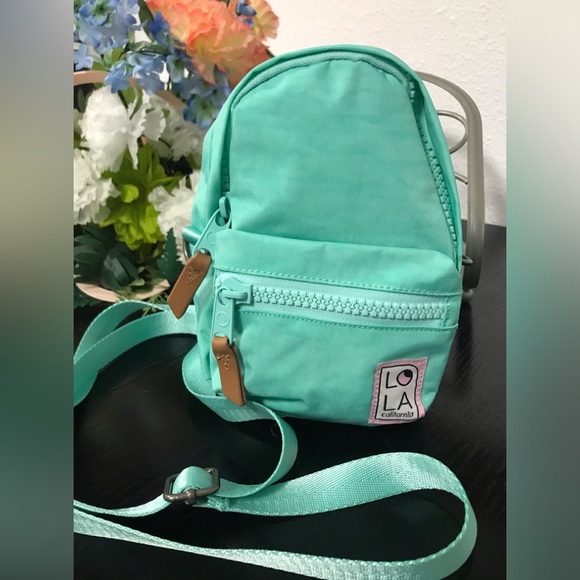 LOLA Mondo Stargazer Mini Convertible Backpack Color Spearmint - Picture 1 of 4